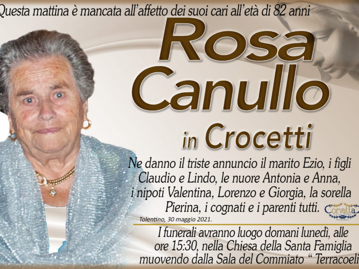 Canullo Rosa Crocetti