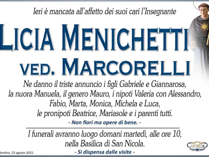 Menichetti Licia Marcorelli