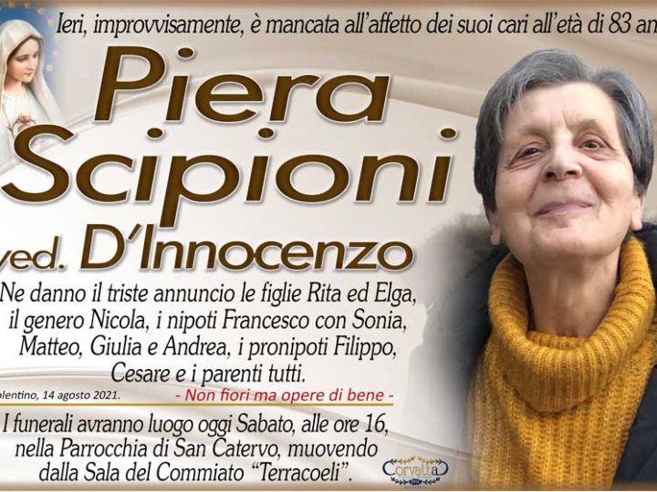 Scipioni Piera D’Innocenzo