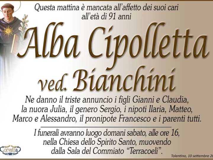 Cipolletta Alba Bianchini