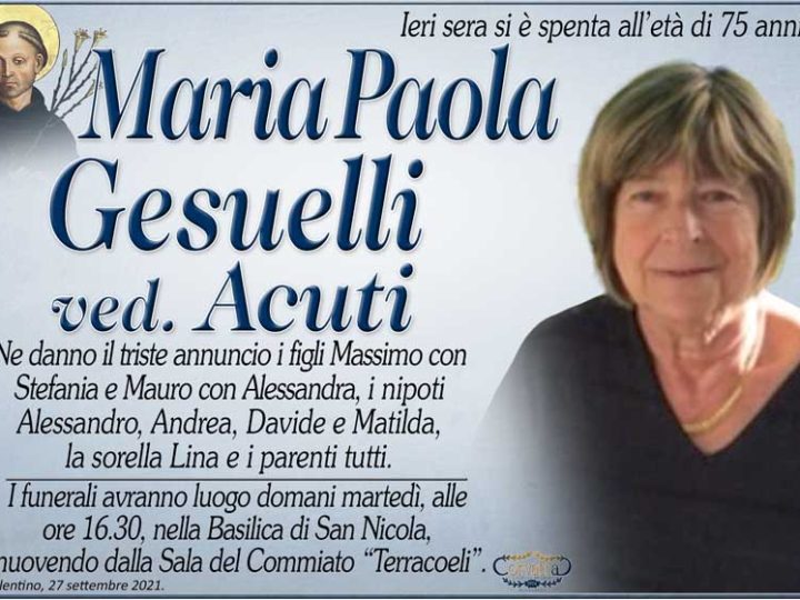 Gesuelli Maria Paola Acuti