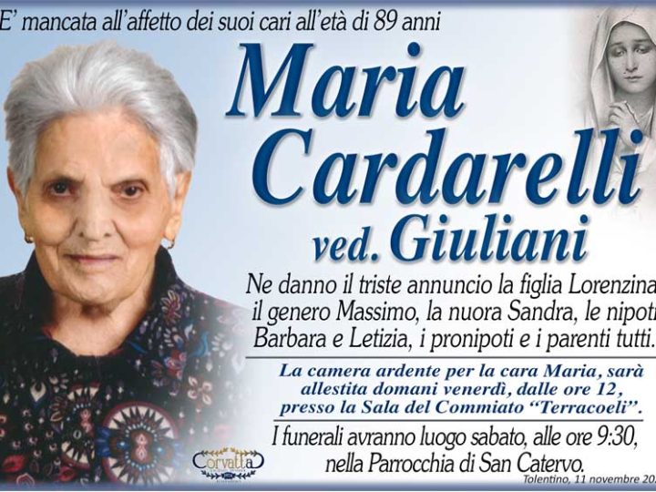 Cardarelli Maria Giuliani