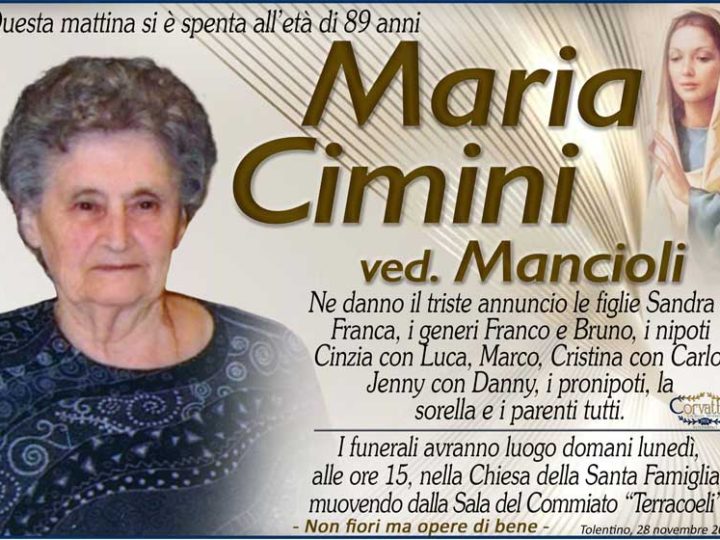 Cimini Maria Mancioli