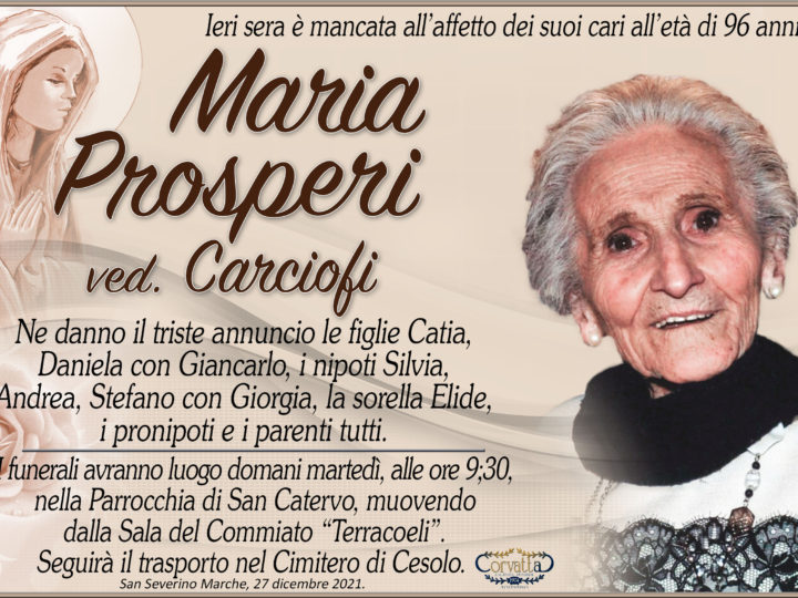 Prosperi Maria Carciofi