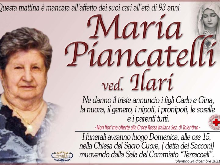 Piancatelli Maria Ilari