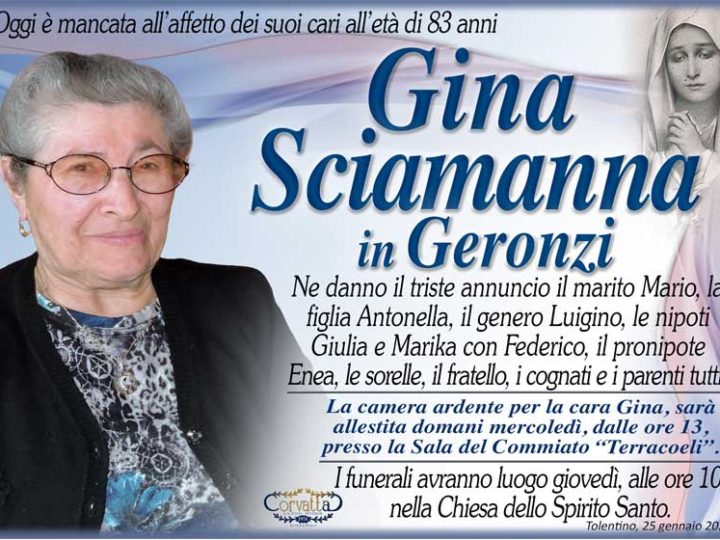 Sciamanna Gina Geronzi