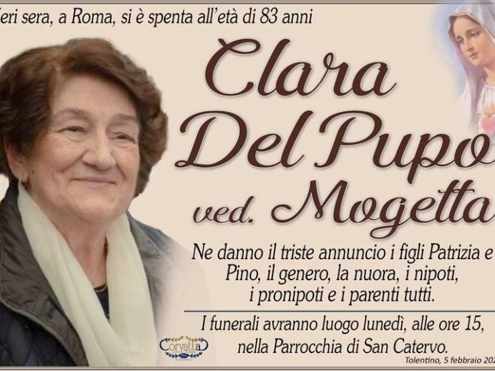 Del Pupo Clara Mogetta