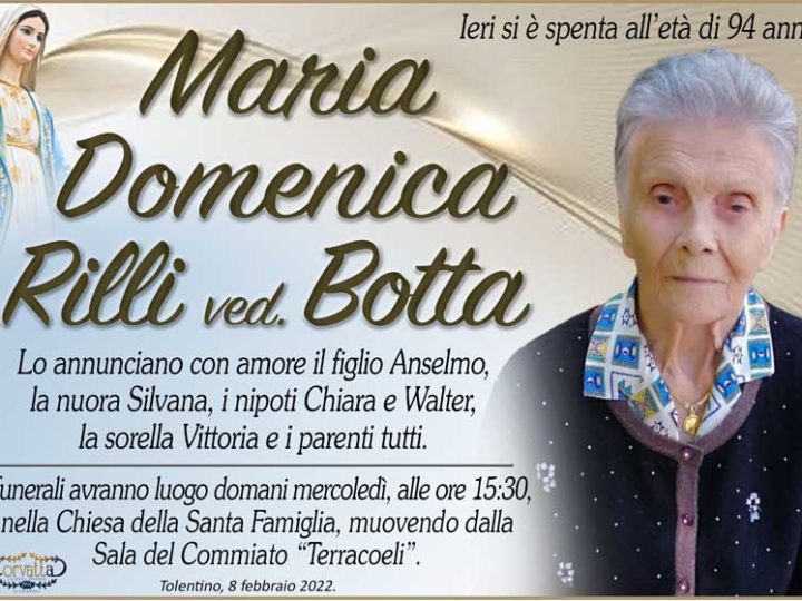 Rilli Maria Domenica Botta