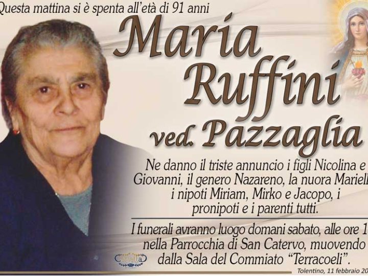 Ruffini Maria Pazzaglia