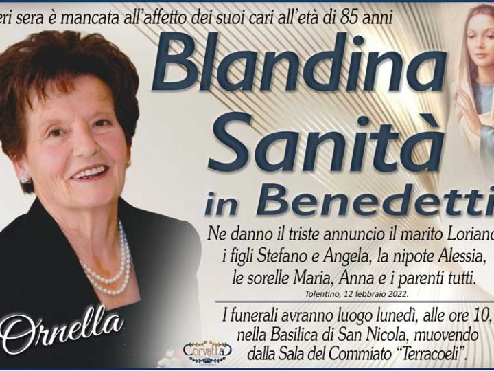 Sanità Blandina (Ornella) Petritoli