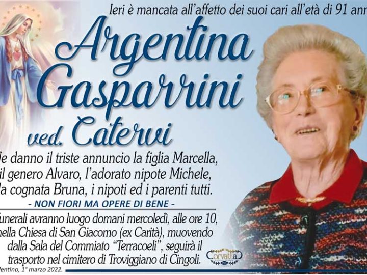 Gasparrini Argentina Catervi