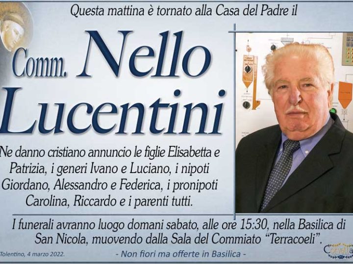 Lucentini Comm. Nello