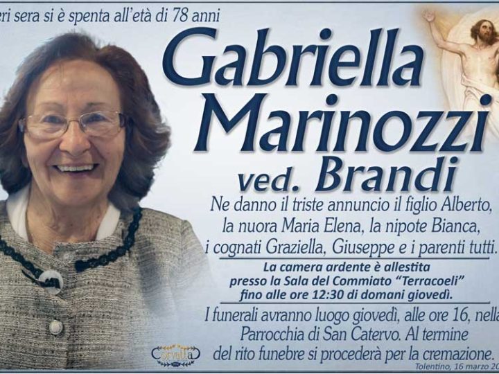 Marinozzi Gabriella Brandi