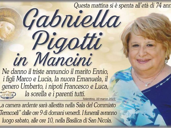 Pigotti Gabriella Mancini
