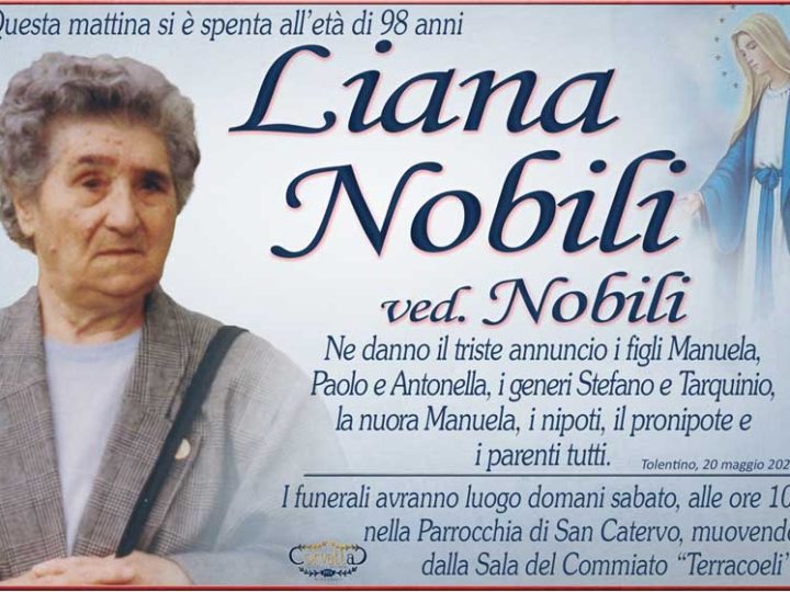 Nobili Liana ved. Nobili