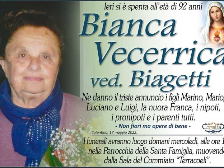 Vecerrica Bianca Biagetti
