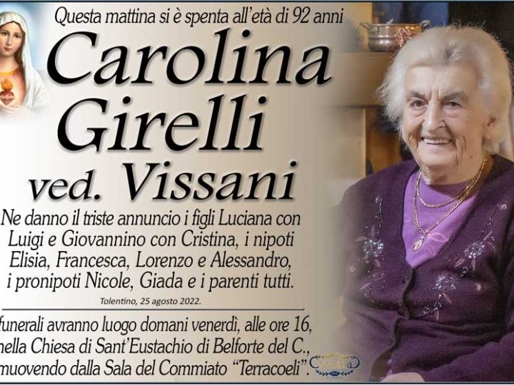 Girelli Carolina Vissani