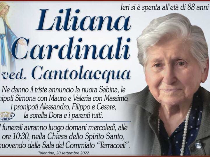 Cardinali Liliana Cantolacqua