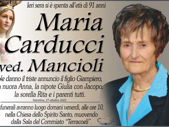 Carducci Maria Mancioli
