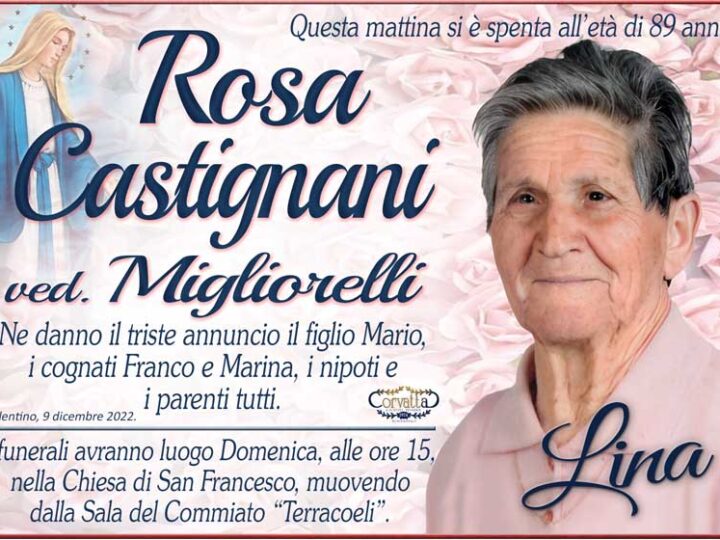 Castignani Rosa (Lina) Migliorelli