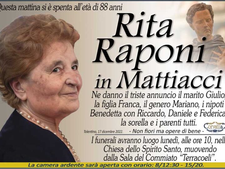 Raponi Rita Mattiacci