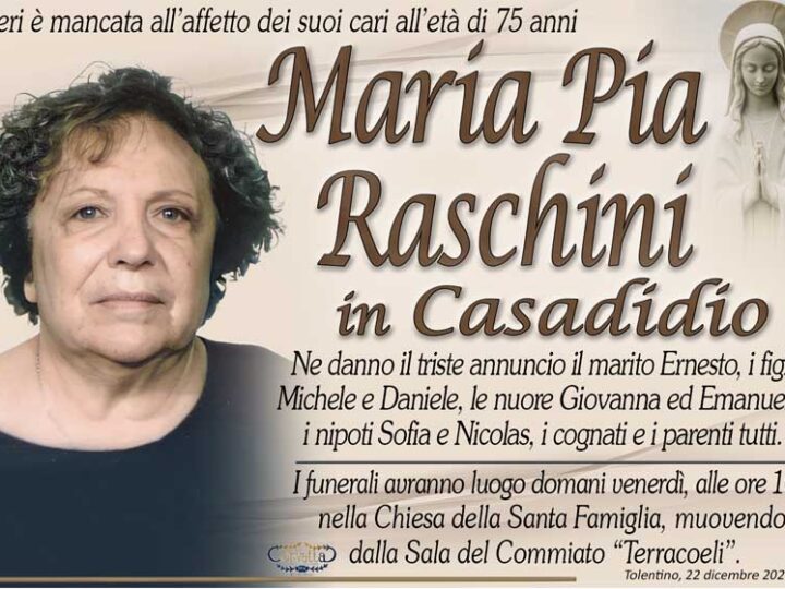 Raschini Maria Pia Casadidio