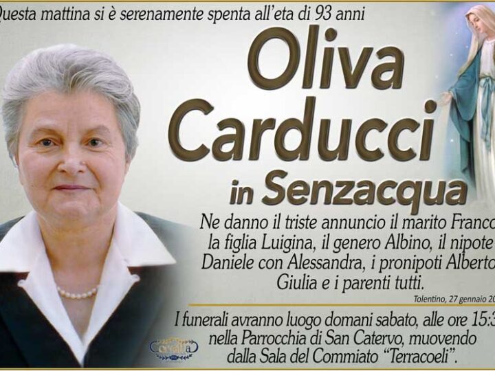 Carducci Oliva Senzacqua