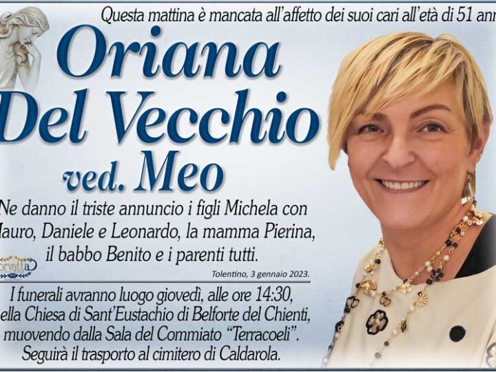 Del Vecchio Oriana Meo