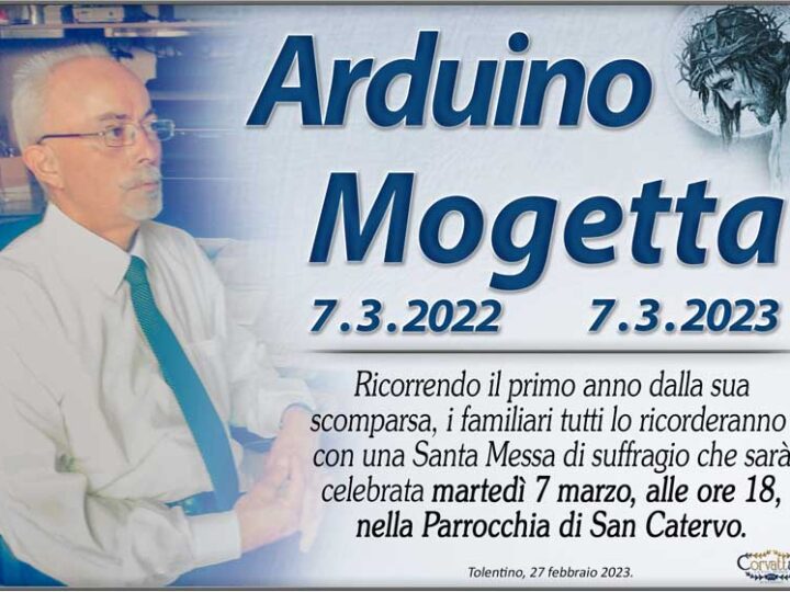 Anniversario: Arduino Mogetta