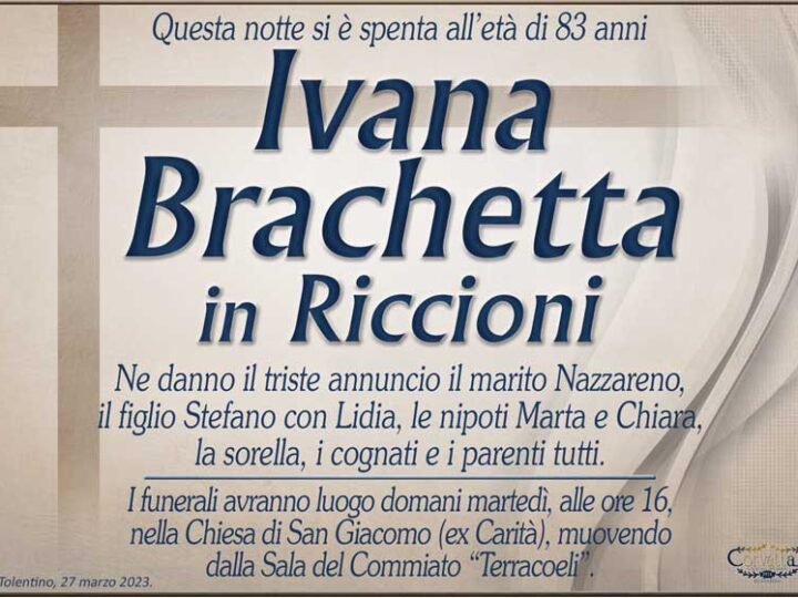 Brachetta Ivana Riccioni