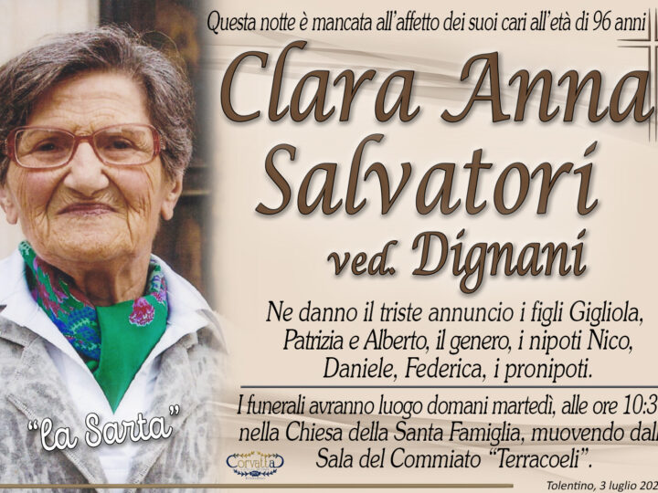 Salvatori Clara Anna Dignani