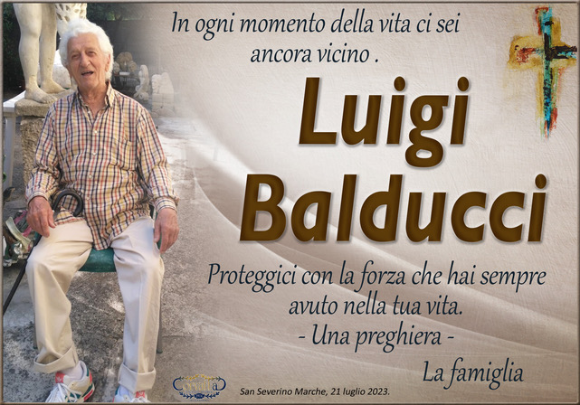 Anniversario: Luigi Balducci