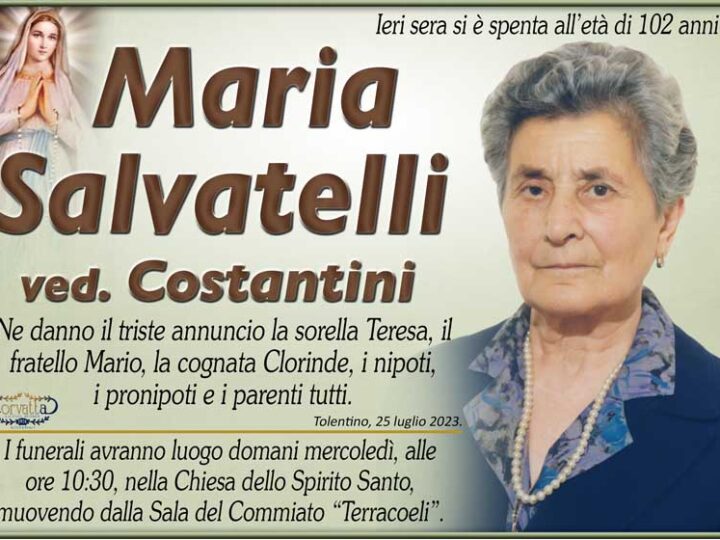 Salvatelli Maria Costantini