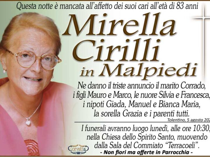 Cirilli Mirella Malpiedi