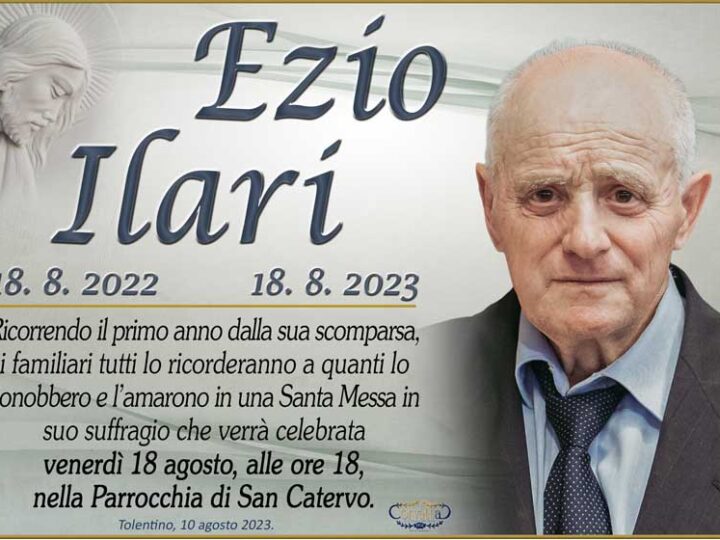 Anniversario: Ezio Ilari