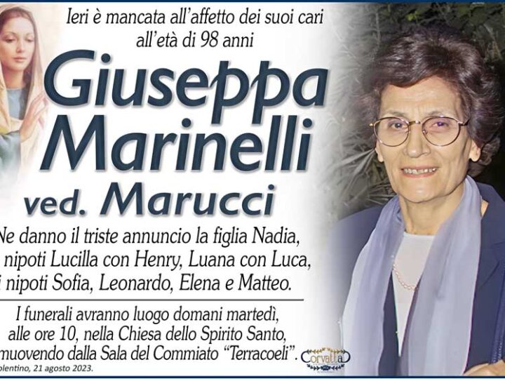 Marinelli Giuseppa Marucci