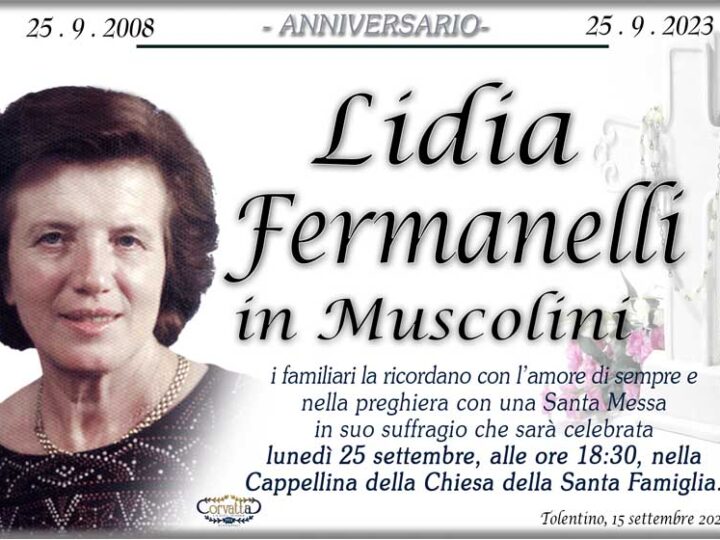 Anniversario: Lidia Fermanelli Muscolini