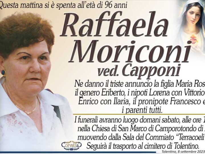 Moriconi Raffaela Capponi