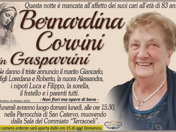 Corvini Bernardina Gasparrini