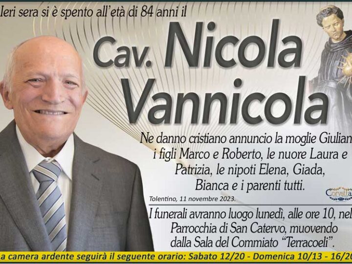 Vannicola Cav. Nicola