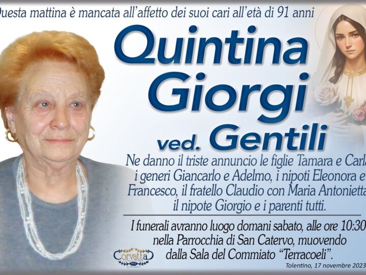 Giorgi Quintina Gentili