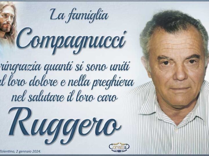 Ringraziamento: Ruggero Compagnucci