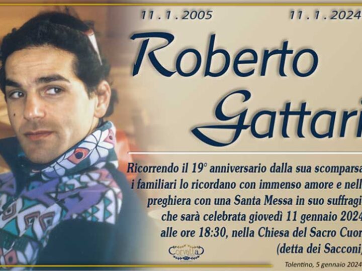 19° Anniversario: Roberto Gattari