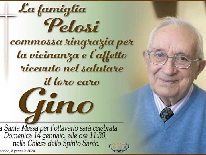 Ringraziamento: Gino Pelosi