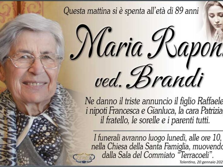 Raponi Maria Brandi
