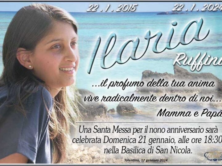 9° Anniversario: Ilaria Ruffini