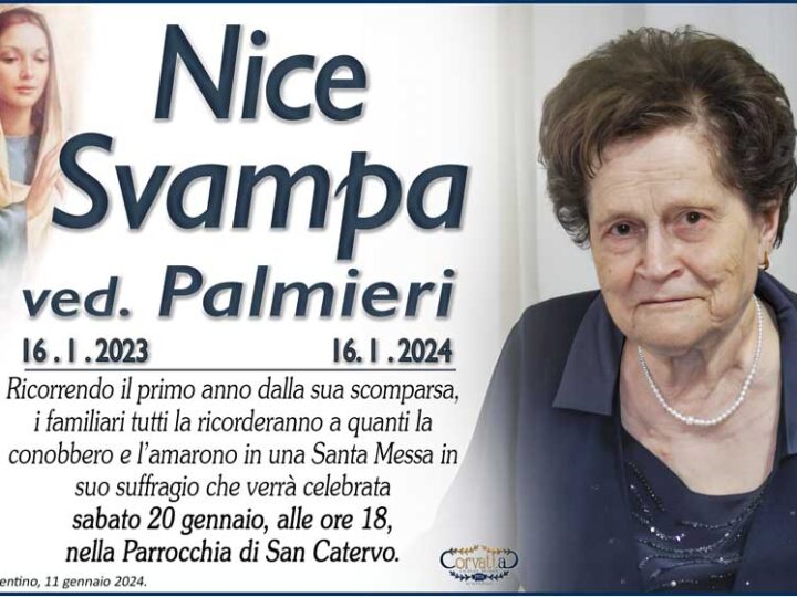 Anniversario: Nice Svampa Palmieri
