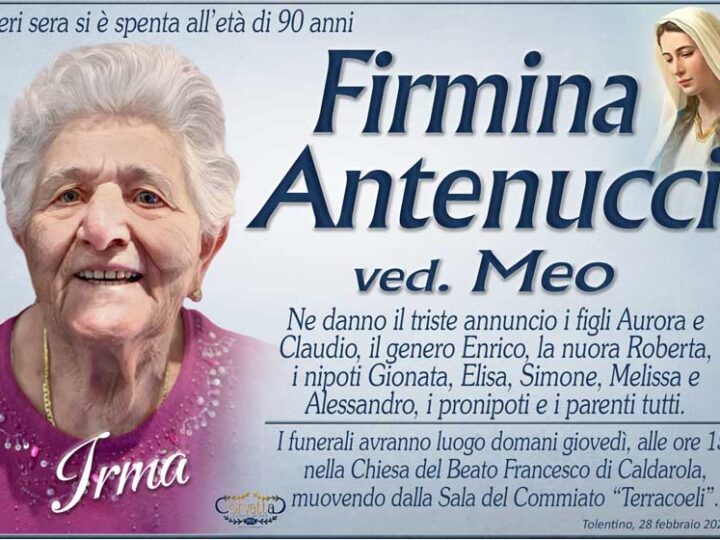 Antenucci Firmina (Irma) Meo