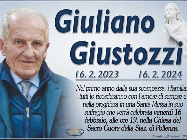 Anniversario: Giuliano Giustozzi