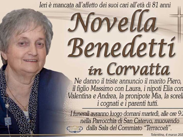 Benedetti Novella Corvatta